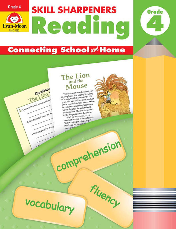 >Evan-Moor Grade 4 Skill Sharpeners Reading