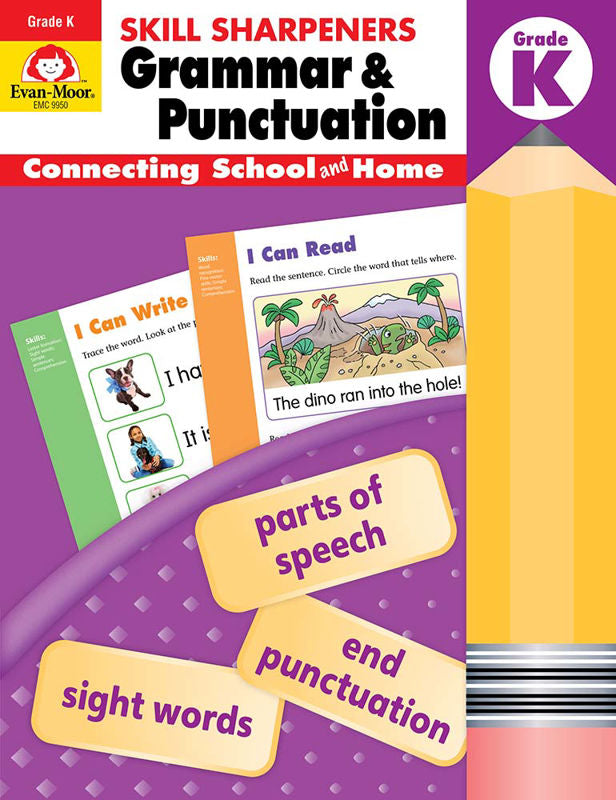 >Evan-Moor Grade K Skill Sharpeners Grammar & Punctuation - Activity Book