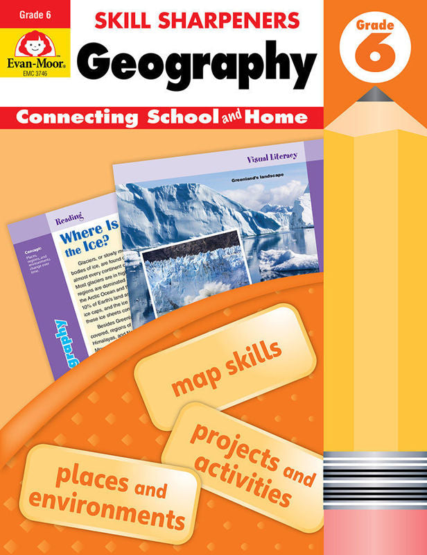 >Evan-Moor Grade 6 Skill Sharpeners Geography
