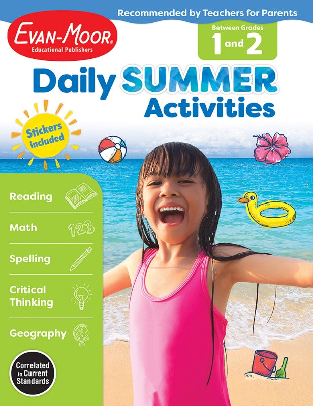>Evan-Moor Grade 1-2 Daily Summer Activities