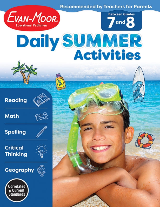 >Evan-Moor Grade 7-8 Daily Summer Activities
