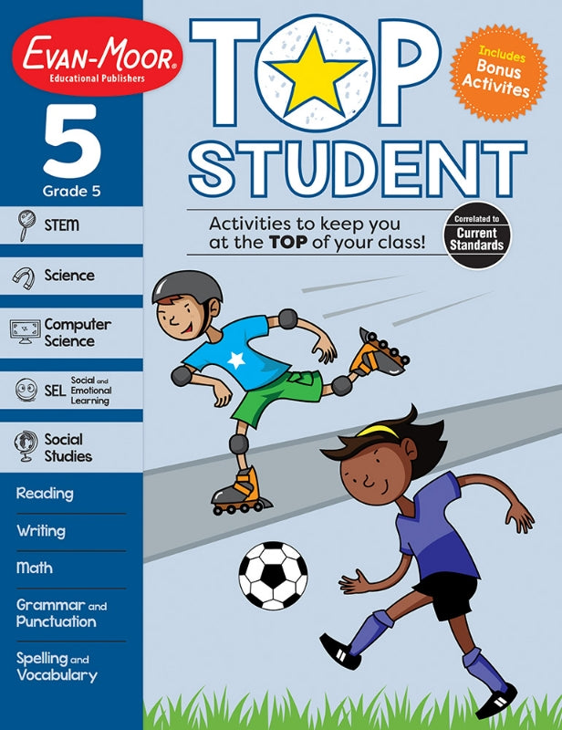 >Evan-Moor Grade 5 Top Student Activity Book