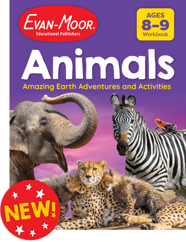 >Evan-Moor Animals: Amazing Earth Adventures and Activities Grades 8-9