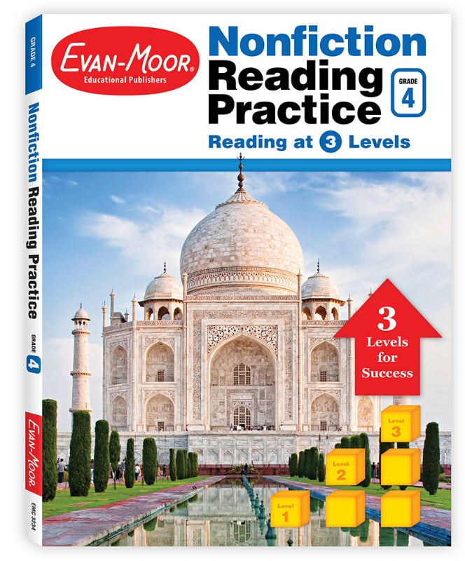 >Evan-Moor Grade 4 Nonfiction Reading Practice - Teacher Reproducibles