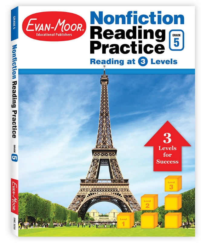 >Evan-Moor Grade 5 Nonfiction Reading Practice - Teacher Reproducibles