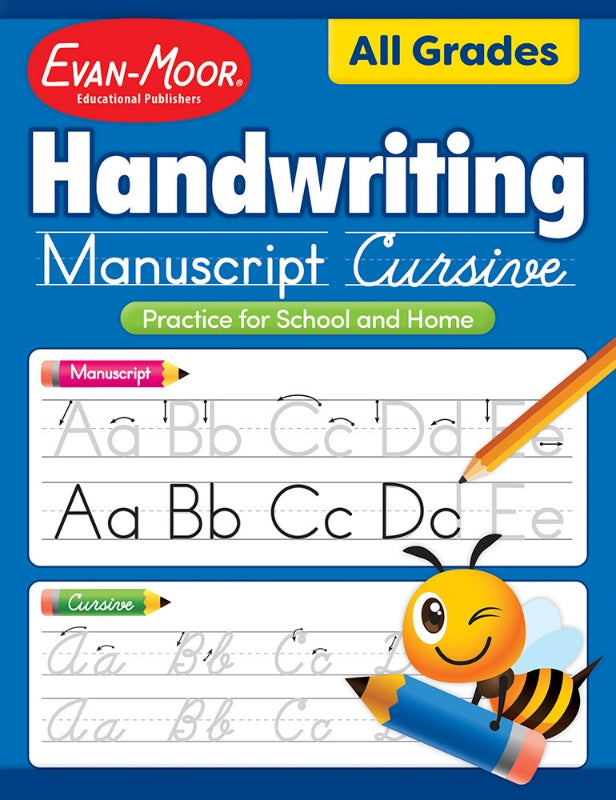 >Evan-Moor Grade All - Handwriting: Manuscript Cursive