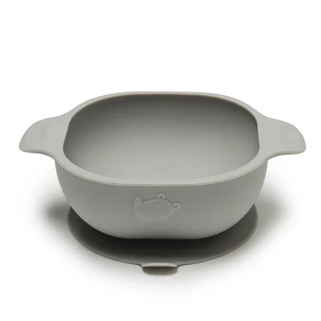 Loulou Lollipop Silicone Suction Snack Bowl - Grey