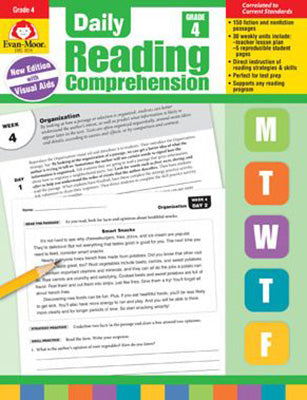 >Evan-Moor Grade 4 Daily Reading Comprehension