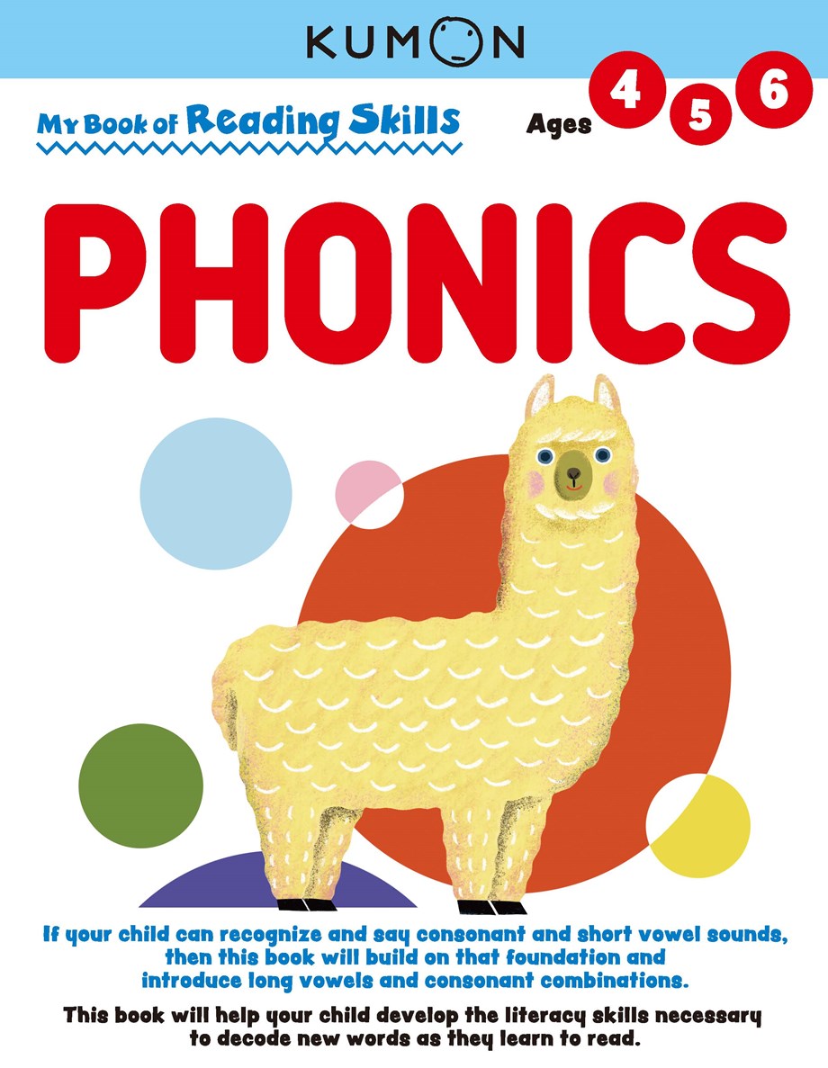 >KUMON Grade PreK-K My Book of Reading Skills: Phonics Age 4-6