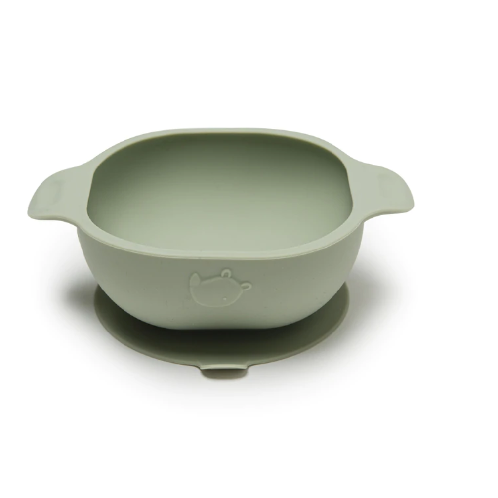 Loulou Lollipop Silicone Suction Snack Bowl - Sage