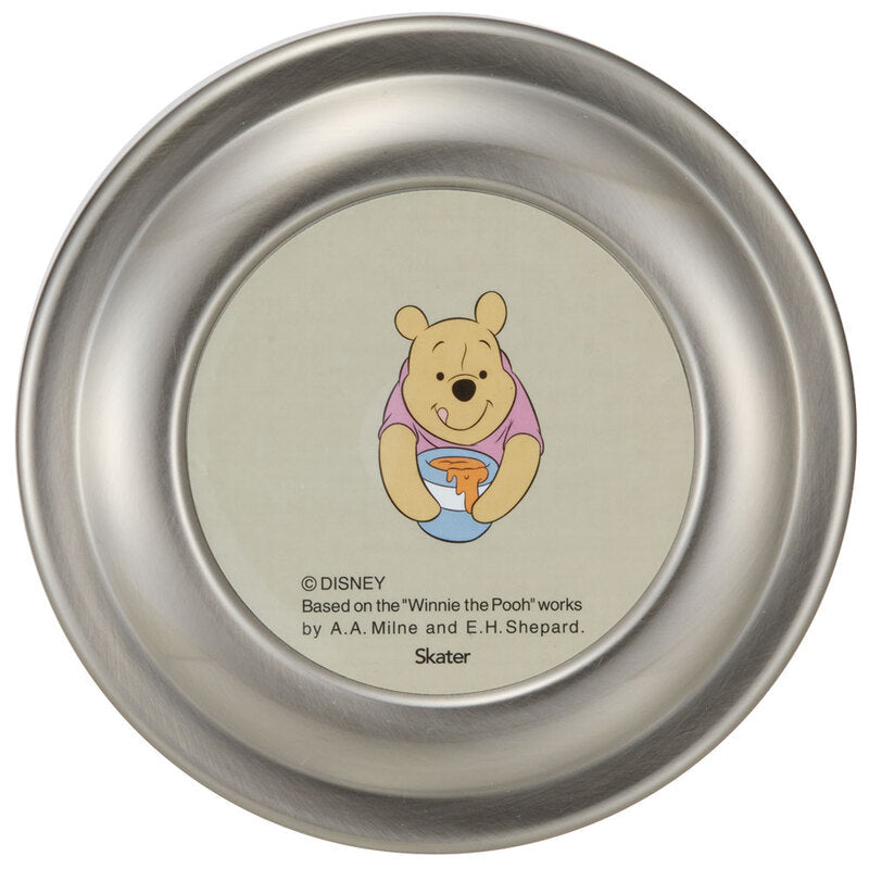 >Skater Stainless Antibacterial Thermal Lunch Box 600ml - Pooh+Tiger