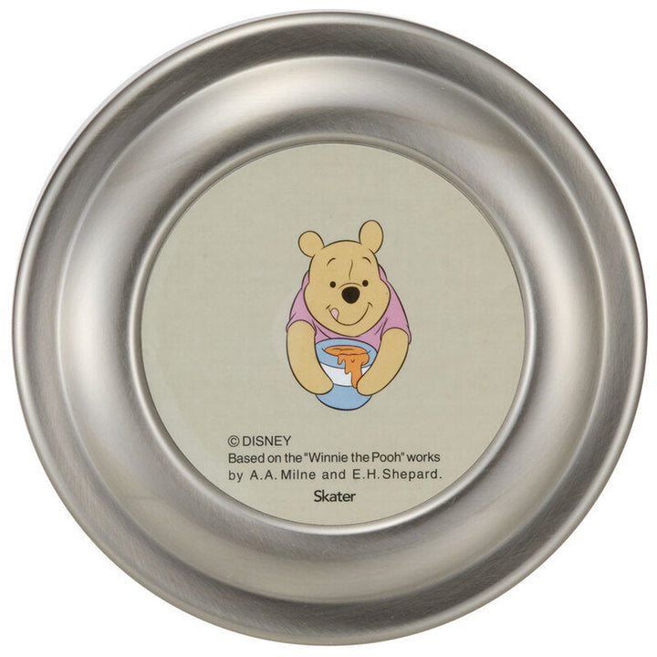 >Skater Stainless Antibacterial Thermal Lunch Box 600ml - Pooh+Tiger