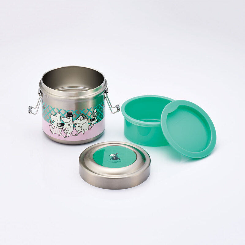 >Skater Stainless Antibacterial Thermal Lunch Box 600ml - Moomin