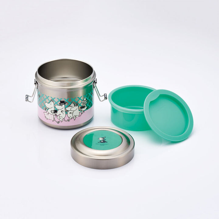 >Skater Stainless Antibacterial Thermal Lunch Box 600ml - Moomin