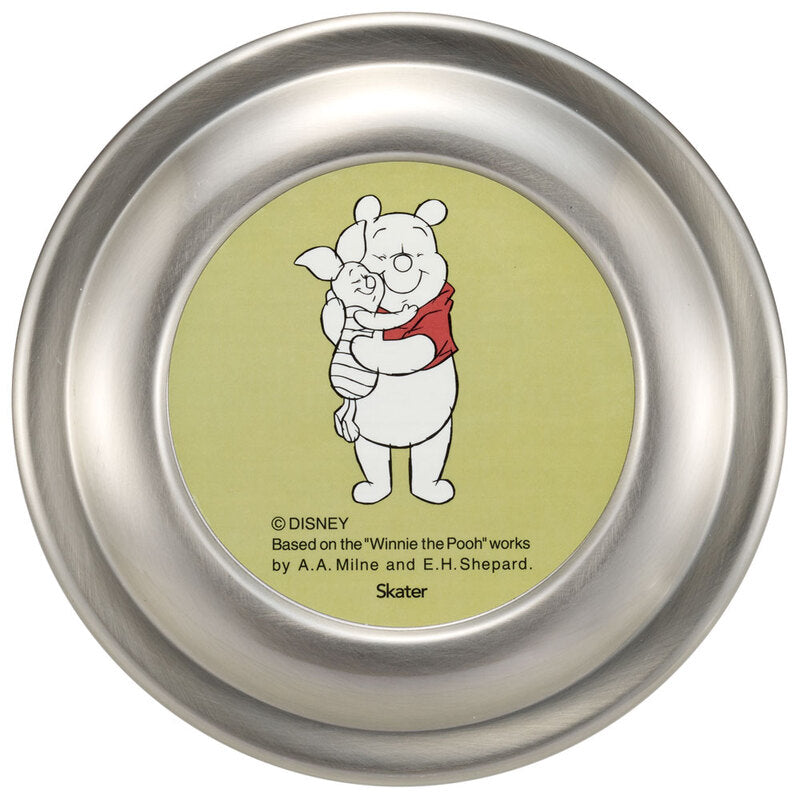 >Skater Stainless Antibacterial Thermal Lunch Box 600ml - Pooh+Tiger
