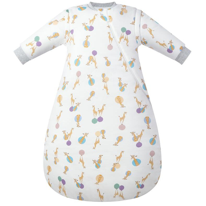 Nest Designs Baby 3.5 TOG Organic Cotton Long Sleeve Sleep Bag - Giraffe Shapes