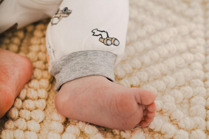 Nest Designs Kids/Baby Organic Cotton Long Sleeve Footless Sleeper - Safawhee!