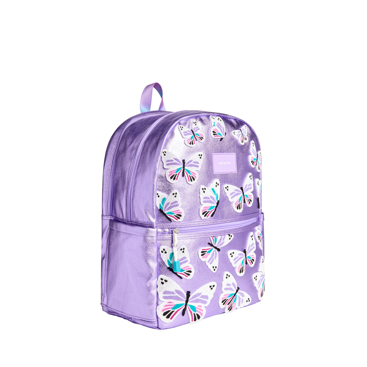 State Bags Kane Kids Double Pocket Backpack - 3D Butterfly