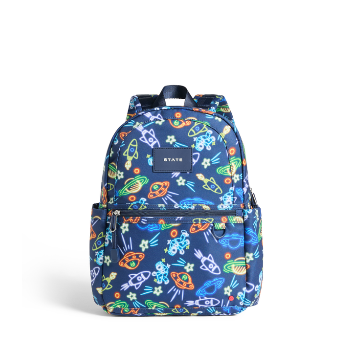 >State Bags Kane Kids Mini Backpack in Neon Space