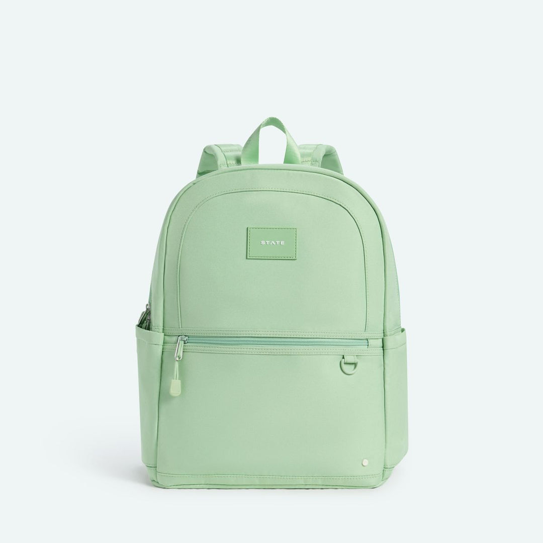 >State Bags Kane Kids Double Pocket Backpack - GREEN