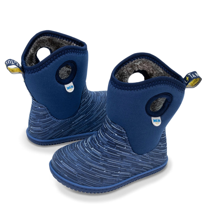 >Jan &amp; Jul Kids Toasty-Dry Lite Winter Boots - Navy Birch