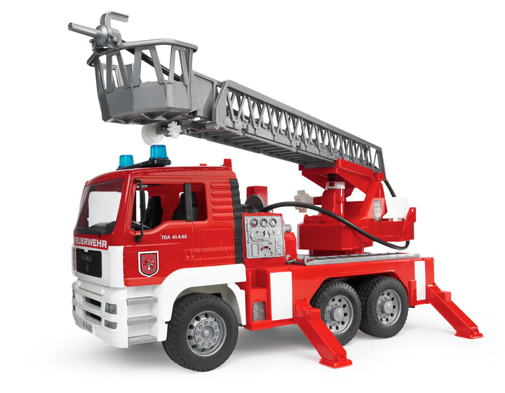 >Bruder 02771 MAN Fire Engine w/ Water Pump and Light & Sound Module 18.5 x 6.9 x 9.5 inch