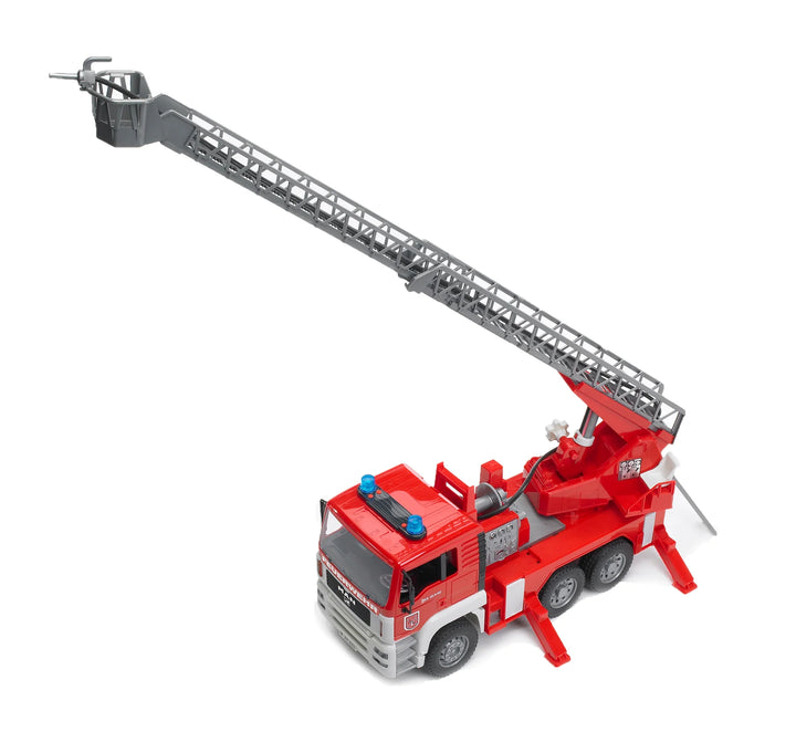 >Bruder 02771 MAN Fire Engine w/ Water Pump and Light & Sound Module 18.5 x 6.9 x 9.5 inch