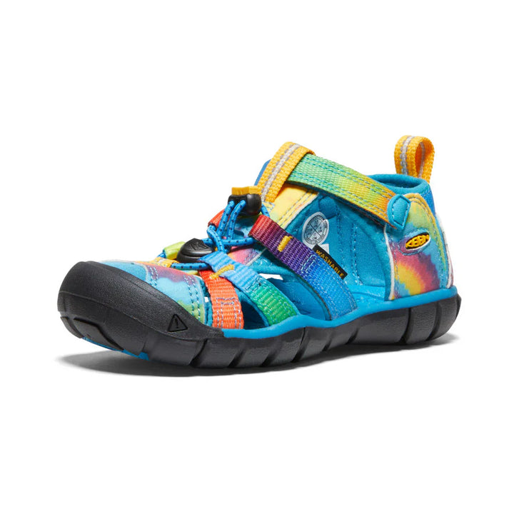 KEEN Kids Seacamp II CNX Hybrid Water Sandal - Vivid Blue/Original Tie Dye