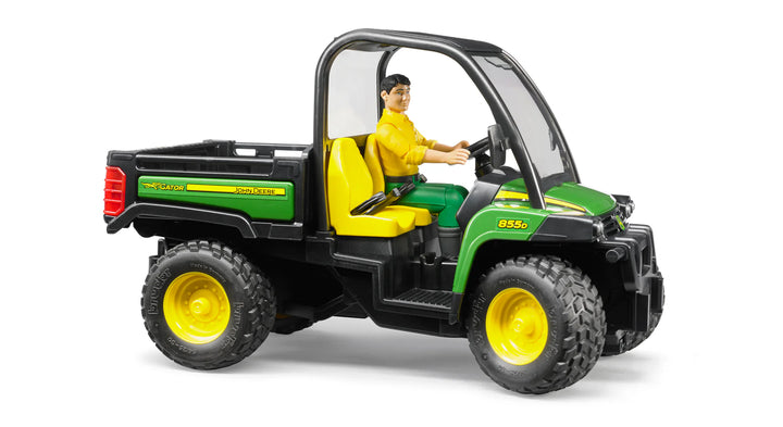 >Bruder 09812 John Deere Gator XUV 855D w/ Driver