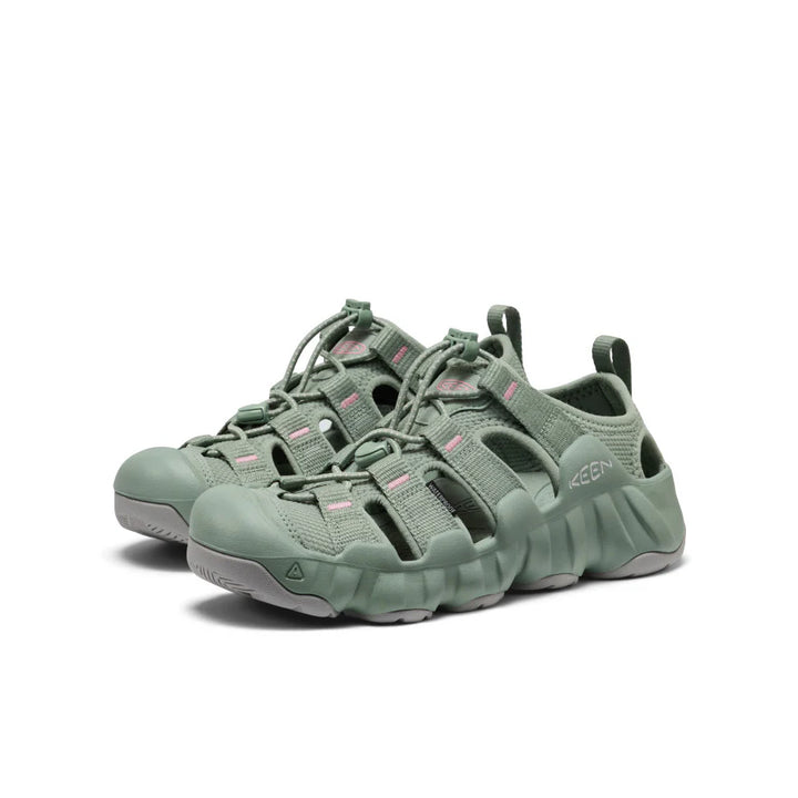 >KEEN Women's Hyperport H2 Extra Cushy Sandal - MONOCHROME/LILY PAD