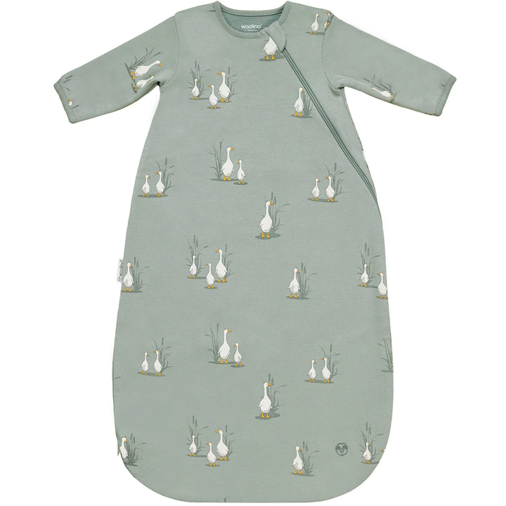 >Woolino Baby Merino Wool & Organic Cotton Slumber Sack Sleep Bag - Goose
