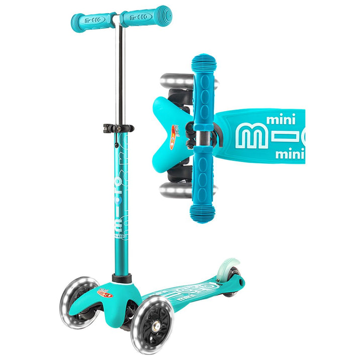 Micro Kids Mini Deluxe Led Scooter - Aqua [Ages 2-5]