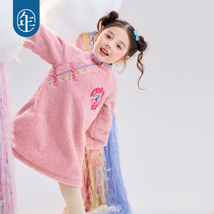 >Nian 年衣 小马宝莉新年章仔旗袍 - 石蕊粉