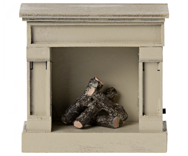 >Maileg Fireplace, Mouse - Off white [Expected Receipt Date: Aug 26]