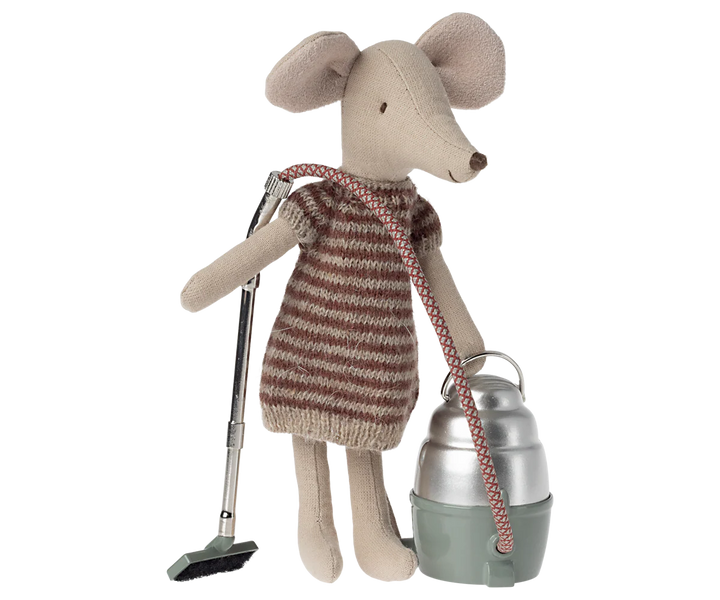 >Maileg Vacuum cleaner, Mouse - Dark mint [Expected Receipt Date: Aug 26]