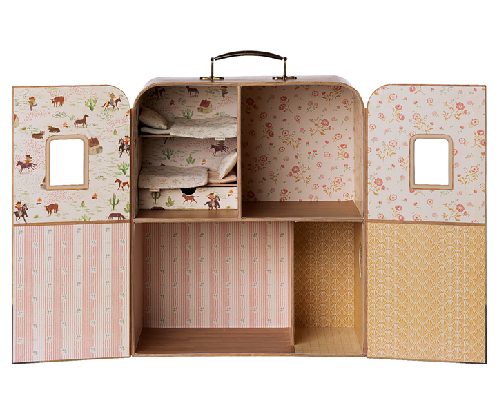 Maileg Suitcasa, Little Sister and Brother Mouse