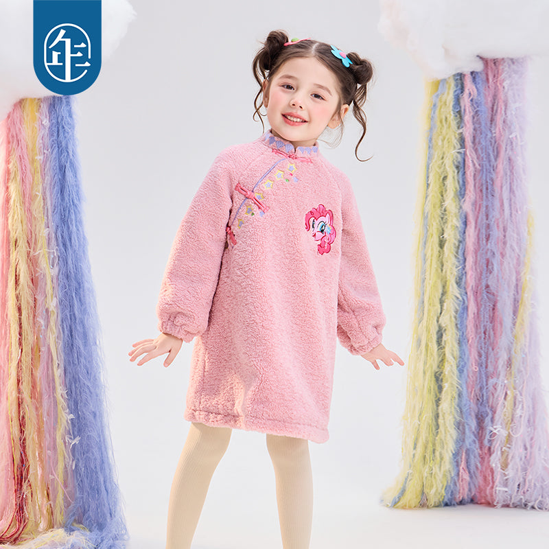 >Nian 年衣 小马宝莉新年章仔旗袍 - 石蕊粉