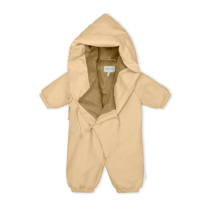 MINI A TURE Baby MATFIANNA Winter Pramsuit No Feet - Semolina Sand