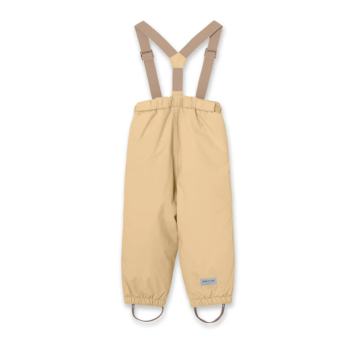 MINI A TURE Kids MATWILAS Snow Ski Pants - Semolina Sand