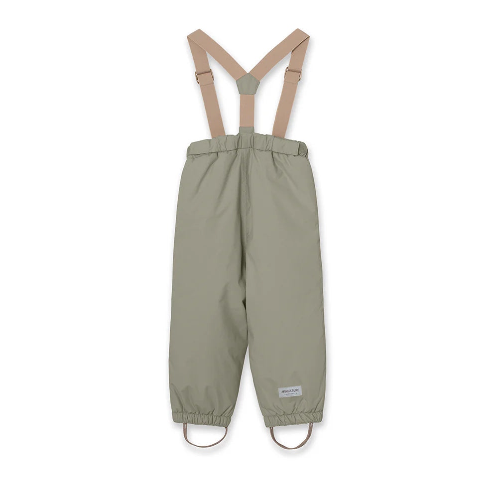 MINI A TURE Kids MATWILANS Spring Suspender Pants - Vert