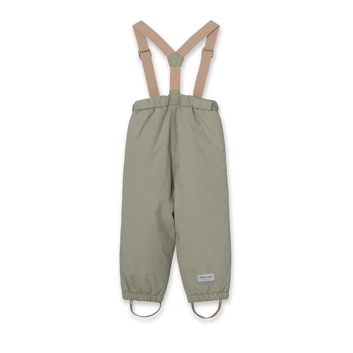 MINI A TURE Kids MATWILANS Spring Suspender Pants - Vert