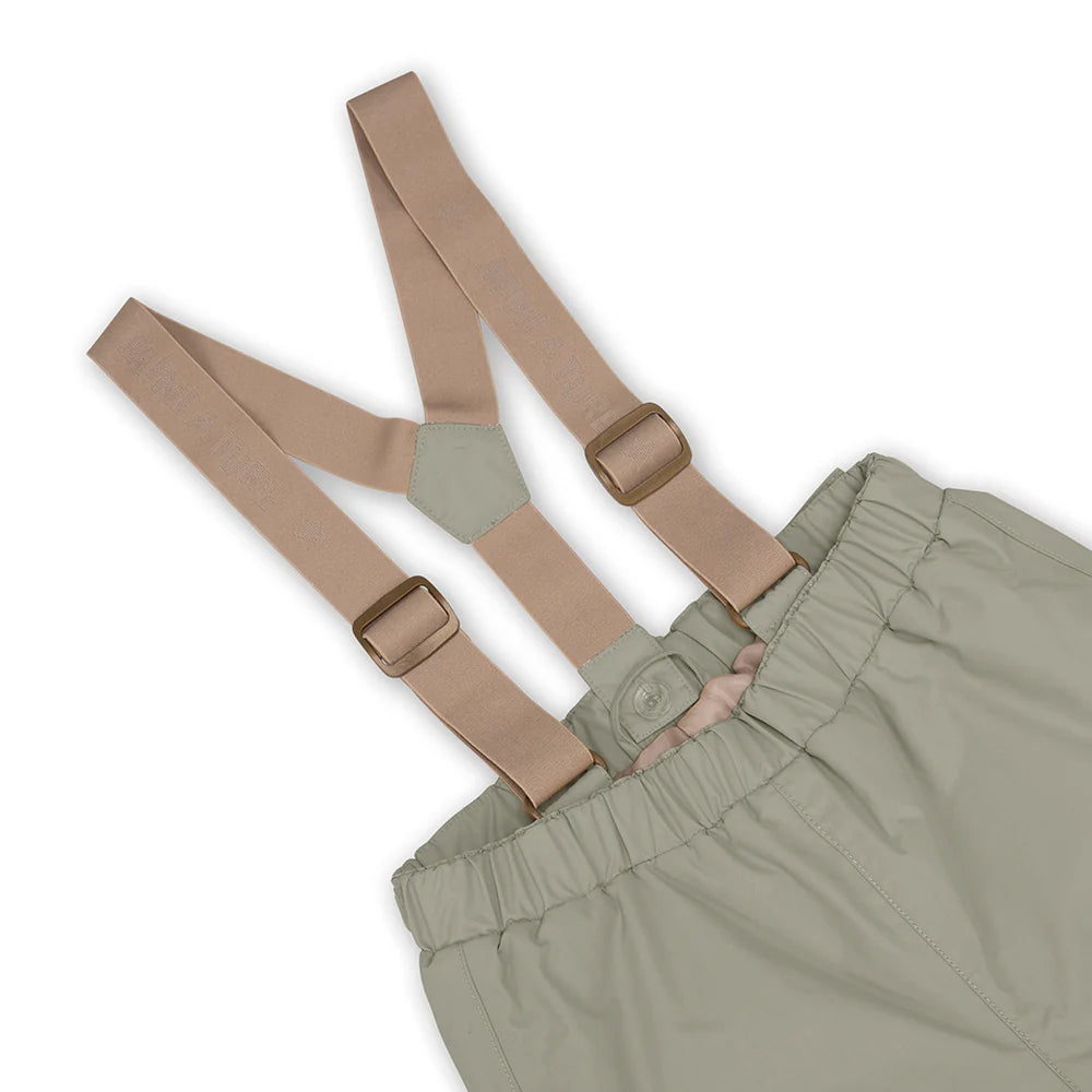 MINI A TURE Kids MATWILANS Spring Suspender Pants - Vert