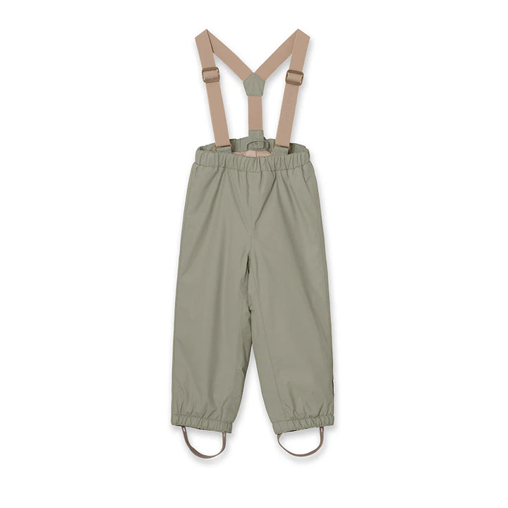 MINI A TURE Kids MATWILANS Spring Suspender Pants - Vert
