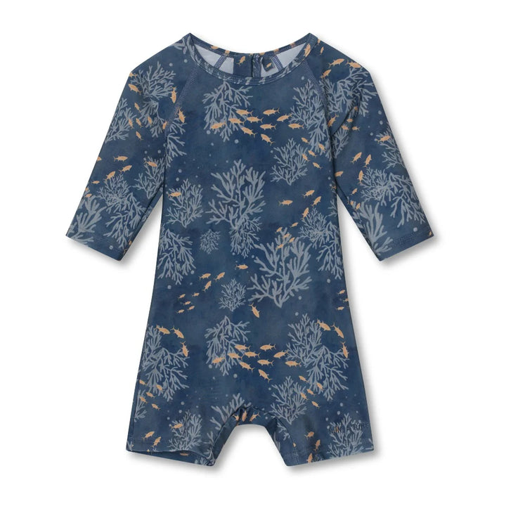 MINI A TURE Kids MATGOLDIE 3/4 Printed Swimsuit - Deep waters