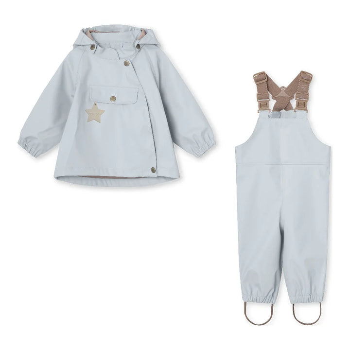 MINI A TURE Baby MATWAINIS Rain Set - Pearl Blue