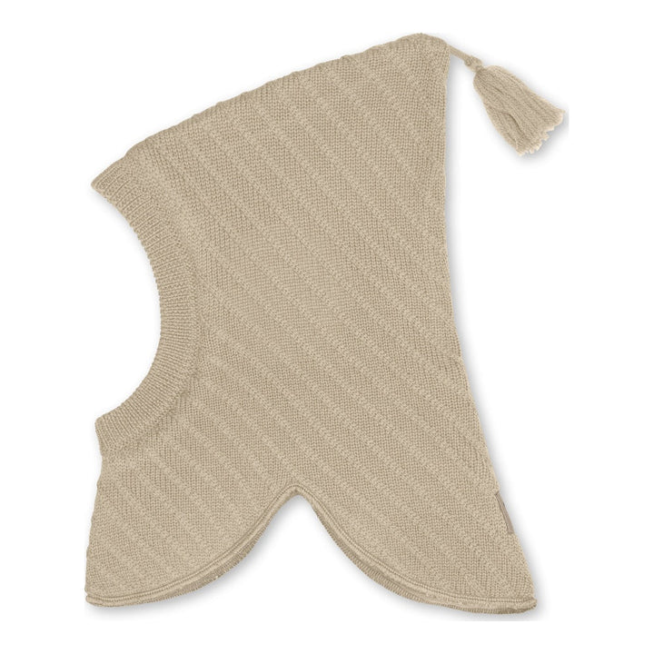MINI A TURE Baby MATJUEL Wool Fleece Hood - Savannah Tan