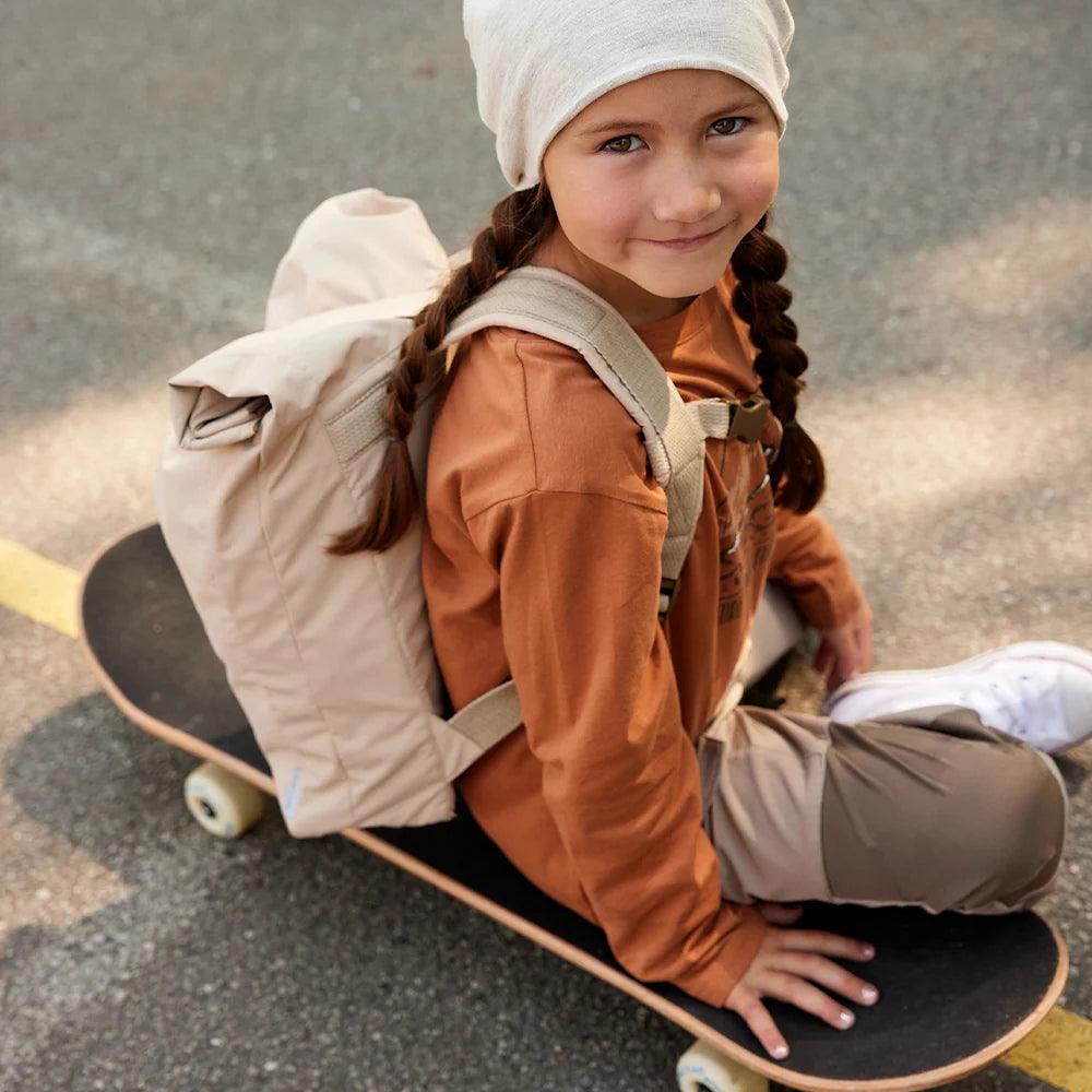 MINI A TURE Baby MATEBON Cotton Hood - Vert