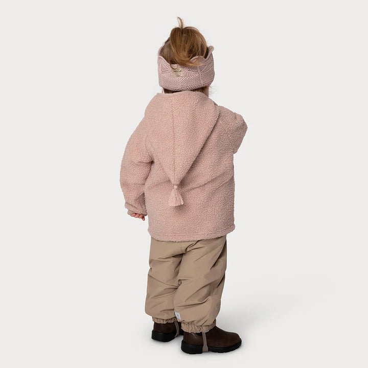 MINI A TURE Kids LIFF Teddy Jacket in Adobe Rose