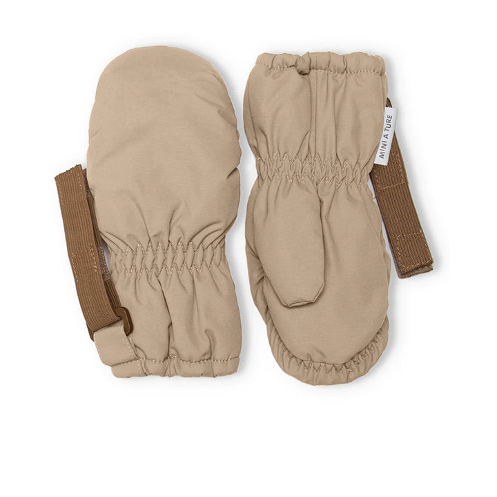 MINI A TURE Kids MATCORDT Fleece Lined Gloves - Savannah Tan