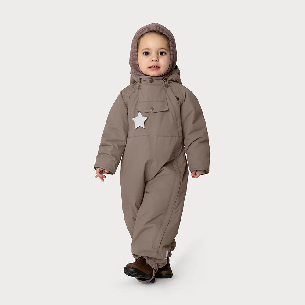 MINI A TURE Kids MATWANNI Fleece Lined Snowsuit - Morel Grey